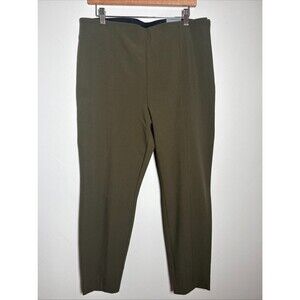 Talbots Portland Pants Green Women's Size 16 NWT